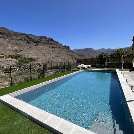 Casa Rural Con Bano Adaptado Y Piscina En Mogán エクステリア 写真
