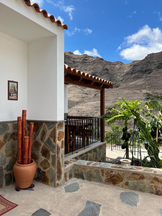 Casa Rural Con Bano Adaptado Y Piscina En Mogán エクステリア 写真