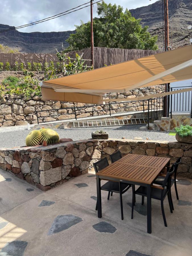 Casa Rural Con Bano Adaptado Y Piscina En Mogán エクステリア 写真
