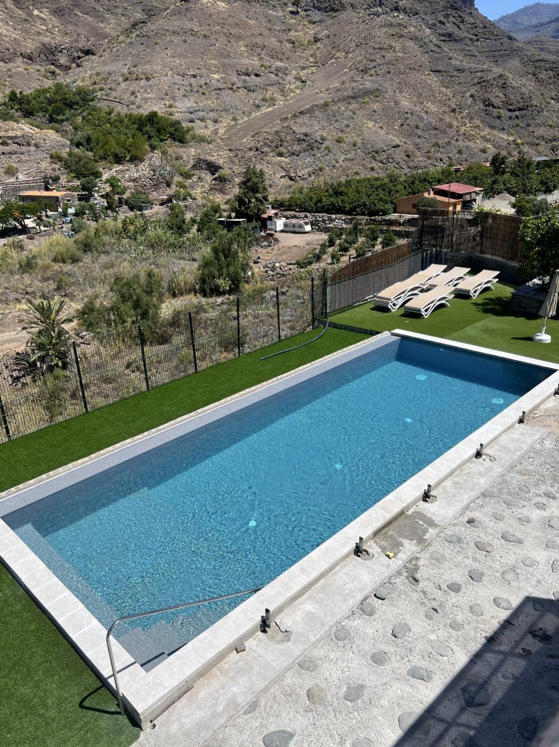 Casa Rural Con Bano Adaptado Y Piscina En Mogán エクステリア 写真